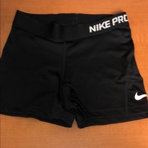 Black NIKE Pro Spandex